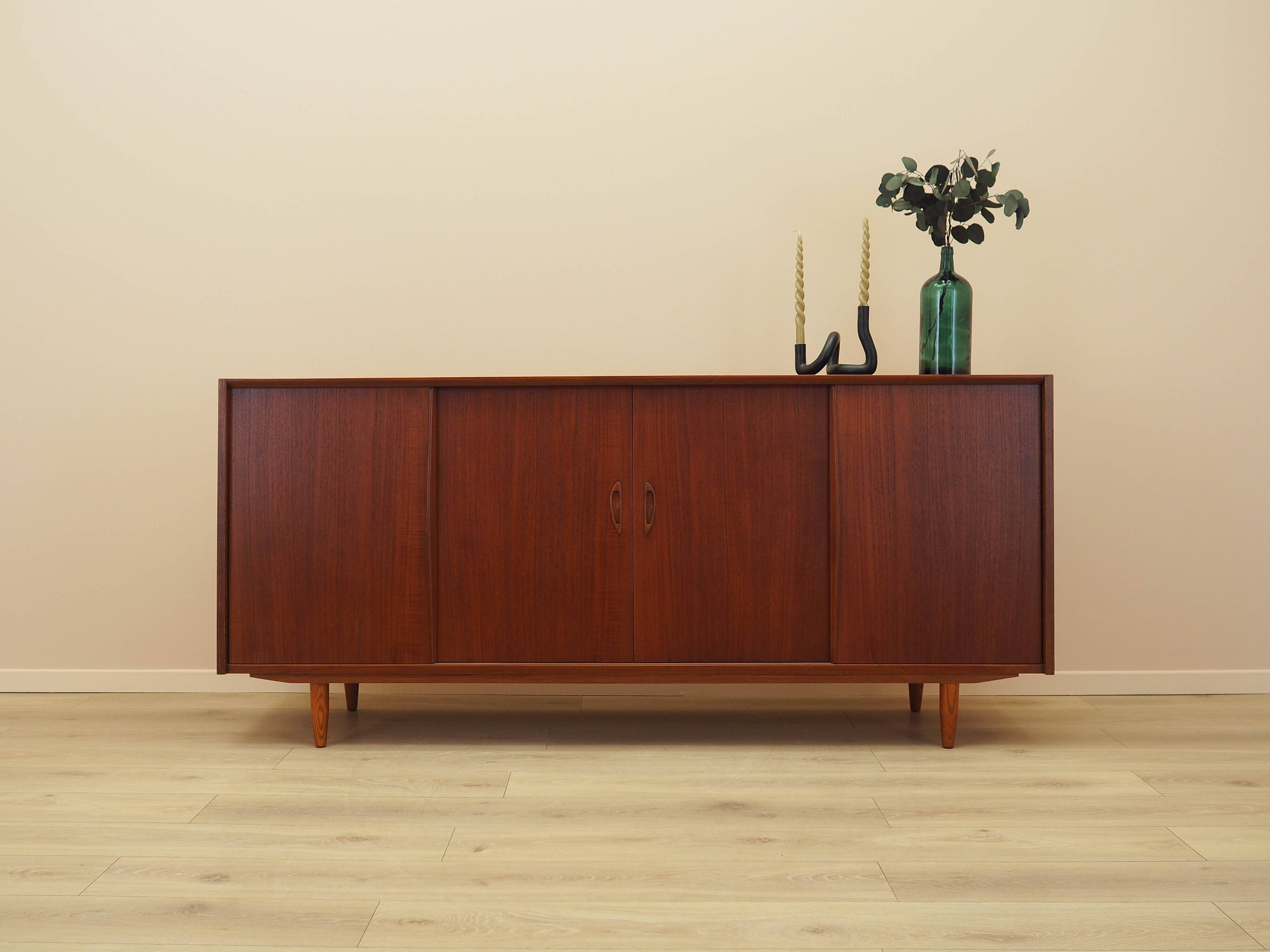 Teak sideboard, Danish design, 1970s, production: Denmark
