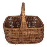 Large vintage woven rattan basket – Authentic and practical