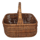 Panier vintage en rotin tressé