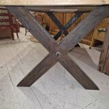 Table en bois et acier