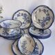 Elegant antique set in fine porcelain from Creil &