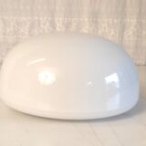 Ceiling lamp or wall lamp in opaline glass, 60s/70s