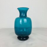 Scandinavian blue glass vase, Sweden, 1960s