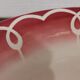 Old Digoin Sarreguemines salad bowl in red and white porcelain N°9545