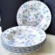 6 Assiettes creuses en porcelaine Anglaise Barratts