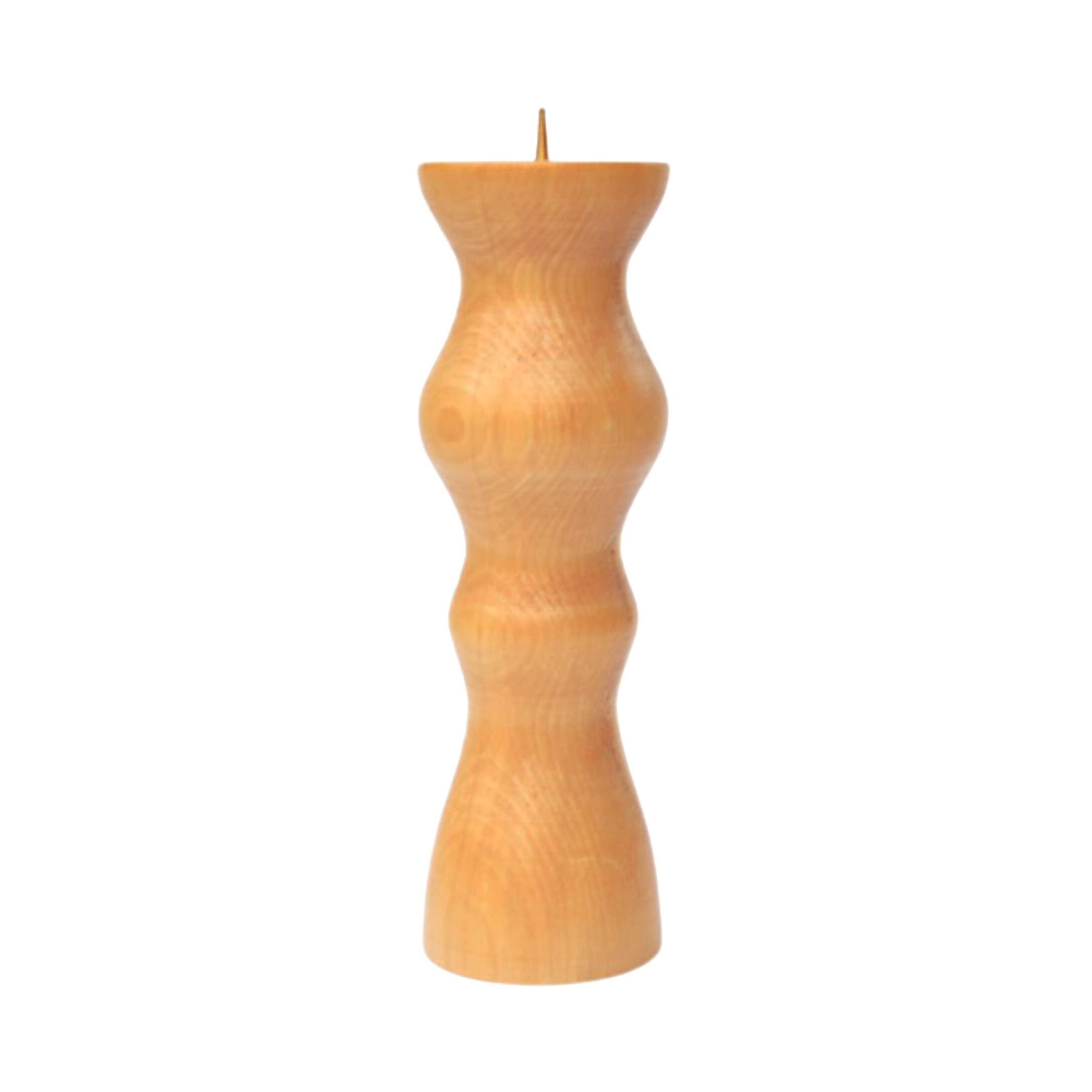 Chandelier moderniste en bois, Danemark, années 1970.
