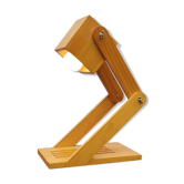 Scandinavian articulated wooden lamp