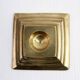 Vintage brass candle holder