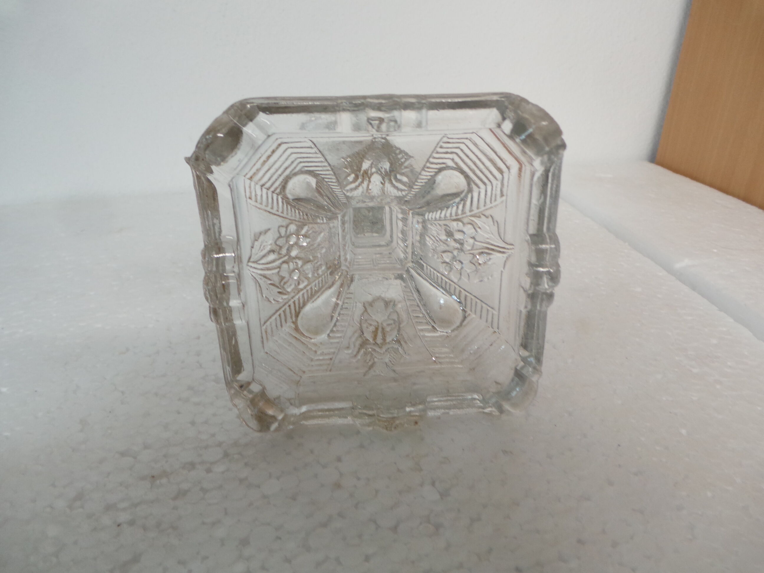 Glass candlestick candlestick