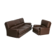 3-seater sofa and leather armchair, Steiner, France, circa 1970