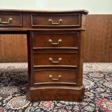 Classic English Chesterfield Partnerdesk Desk