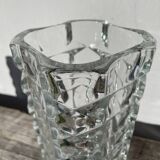 Vase en verre épais transparent classique