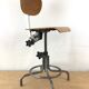 Chaise industrielle bois et metal