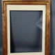 Old frame gilded wood gold leaf 46x35.5 cm, foliage 40x30 cm + master pass SB