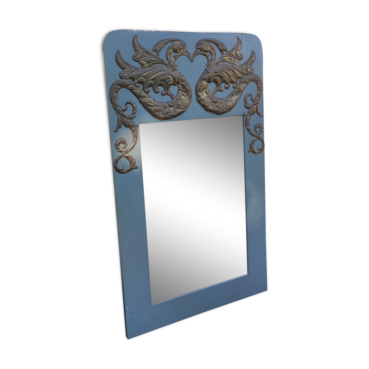 Original vintage mirror decoration birds