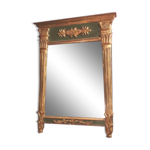 Miroir fronton en bois