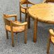 Fauteuils et table de salle à manger Rainer Daumiller