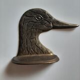 Pair of brass duck books greenhouse