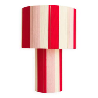 Large table lamp l'Élégante in powder red