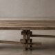Table rectangulaire sculptée