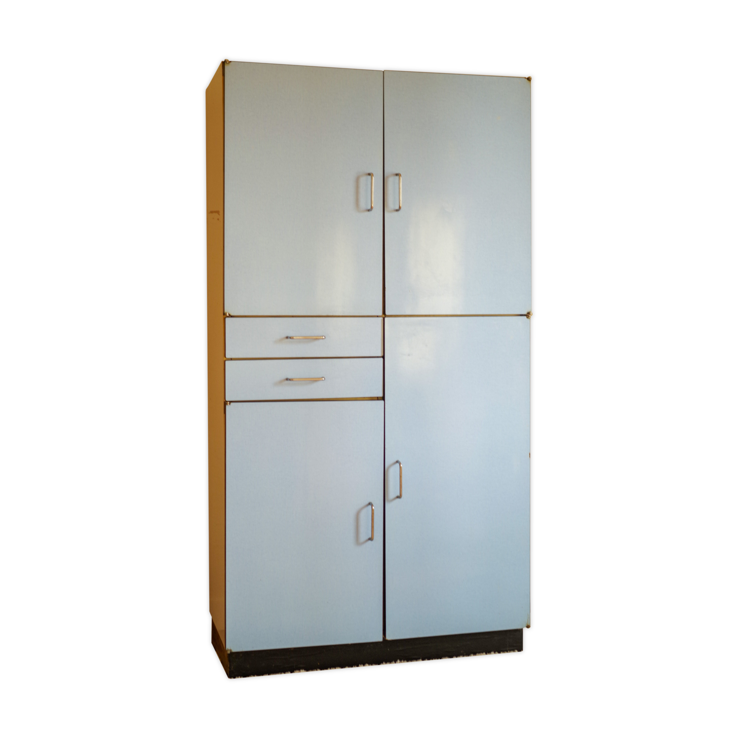 Top buffet in blue formica 60s