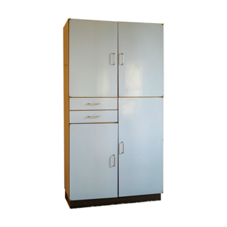 Top buffet in blue formica 60s