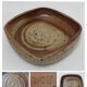 High-sided dish in pyrite stoneware by Charles Gaudry