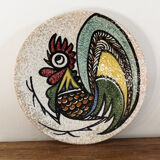 Plat coq signé Valence