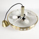 Vitrika - Denmark - pendant- brass - crystal - 60's