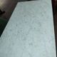 Cast iron and white marble bistro table