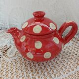 Handmade pottery teapot