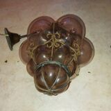 Glass chandelier