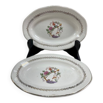 Lot de 2 raviers Digoin & Sarreguemines NANTEUIL