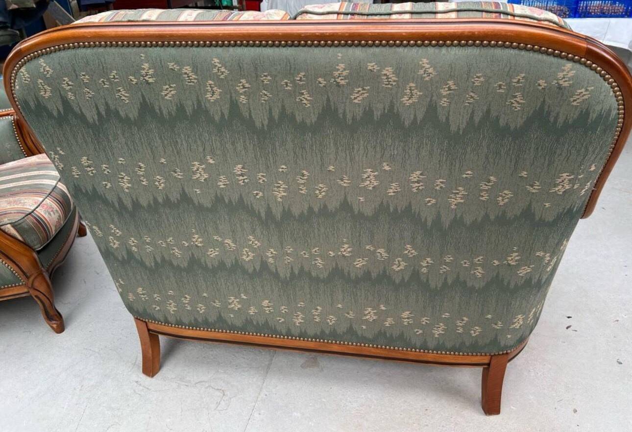 Louis XV style two-seater sofa bench