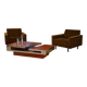 Designer coffee table by Philippe Jean 1970s