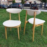 Paire de chaises Baumann Licorne entièrement restaurées