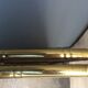 Mirror golden brass Italy 70s 91x66cm