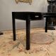 Black lacquered office by Pierre vandel Paris circa 1970
