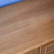 Petit buffet bahut scandinave années 50-60 chêne blond