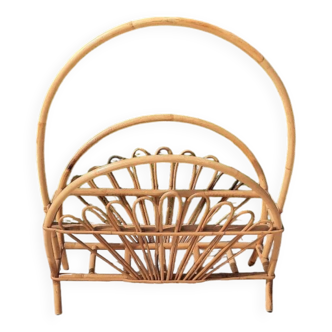 Panier revues en osier