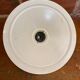 Antique Kitchen Pendant Light White Lacquered Metal 70s Vintage