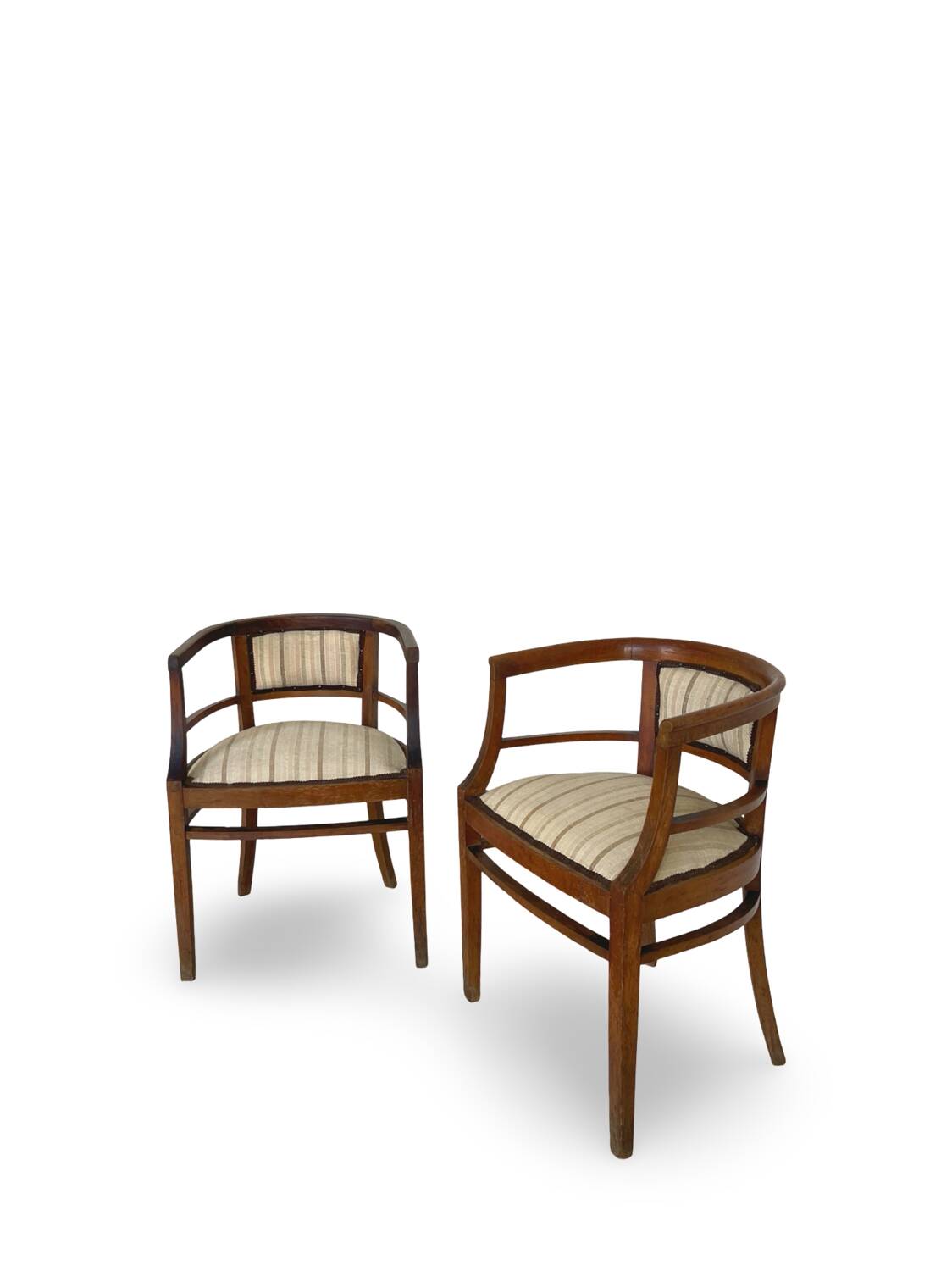 Italian side armchairs, 1920s/1930s