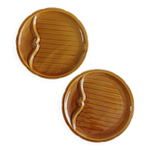 Set of 2 Gien asparagus plates