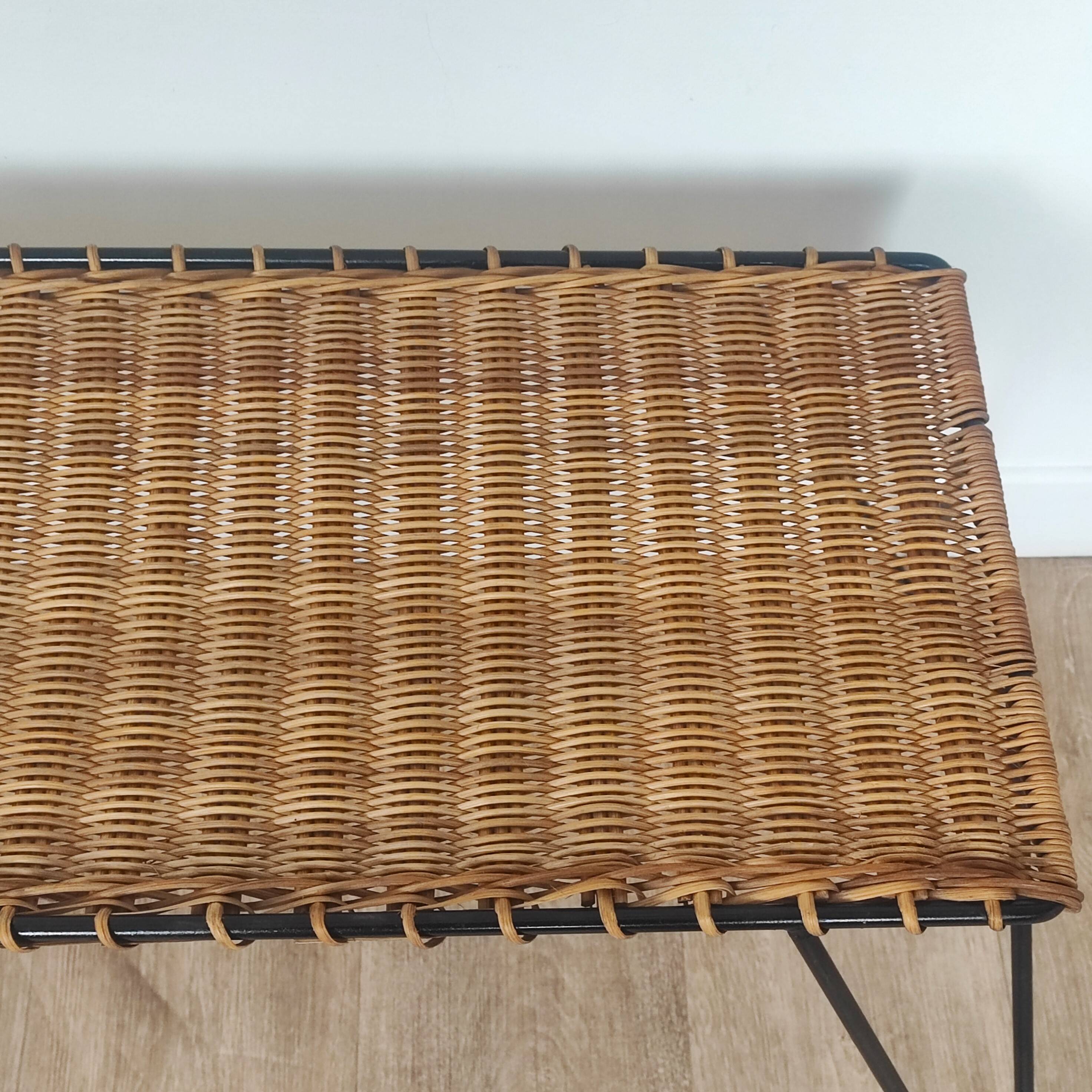 Raoul Guys rattan coffee table
