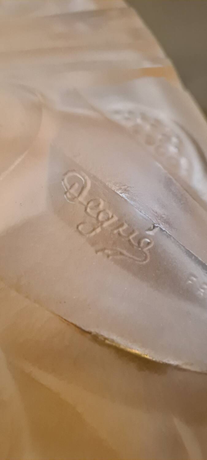 art nouveau bronze and brass lamp and lampshade signed opaque pink degue