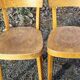 10 chaises bistrot, années 50-60