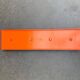 Orange coat rack from the mid-century space age, 1960s.