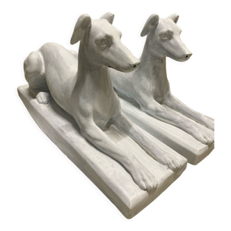 Pair of greyhounds