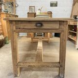 oak farmhouse table - 2 drawers