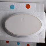 Plat en porcelaine blanche Revol